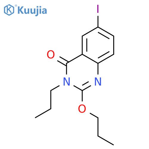 6-Iodo-2-propoxy-3-propylquinazolin-4(3H)-one structure