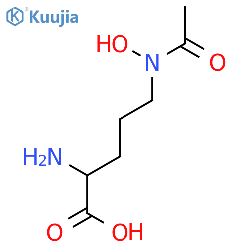 L-Ornithine,N5-acetyl-N5-hydroxy- structure