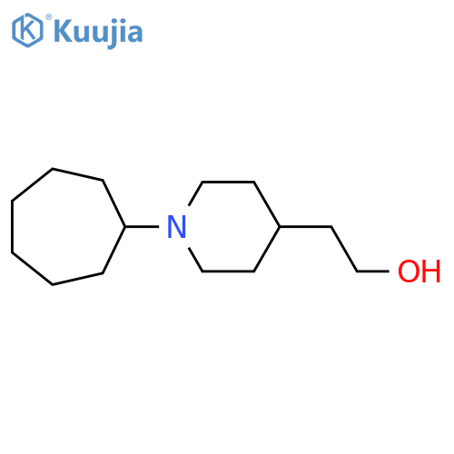 2-(1-Cycloheptylpiperidin-4-yl)ethan-1-ol structure