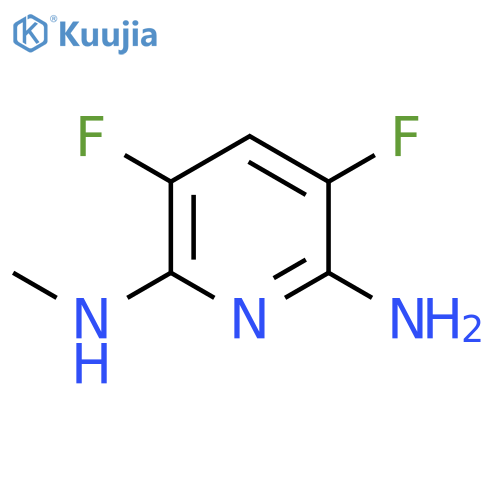 2,6-Pyridinediamine,3,5-difluoro-N2-methyl- structure