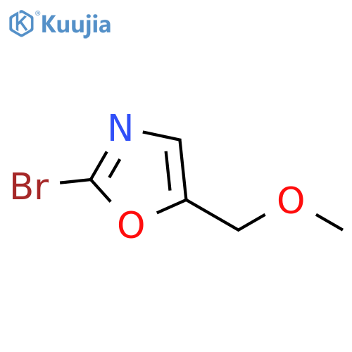 Oxazole, 2-bromo-5-(methoxymethyl)- structure