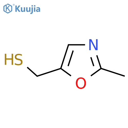 (2-Methyl-1,3-oxazol-5-yl)methanethiol structure