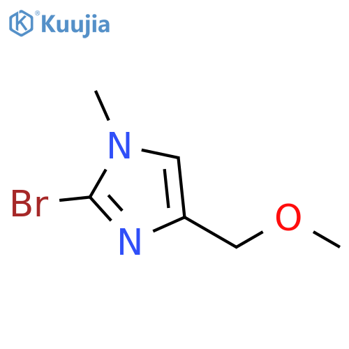 2-Bromo-\u200b4-\u200b(methoxymethyl)\u200b-\u200b1-\u200bmethyl-1H-\u200bimidazole structure