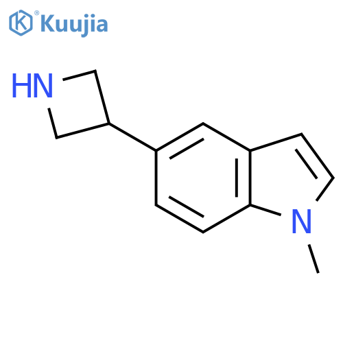 5-(azetidin-3-yl)-1-methyl-1H-indole structure