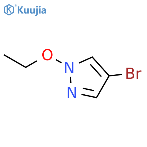 1H-Pyrazole, 4-bromo-1-ethoxy- structure