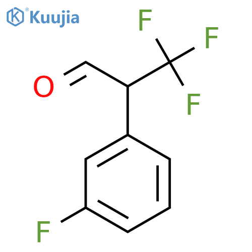 3,3,3-Trifluoro-2-(3-fluorophenyl)propanal structure