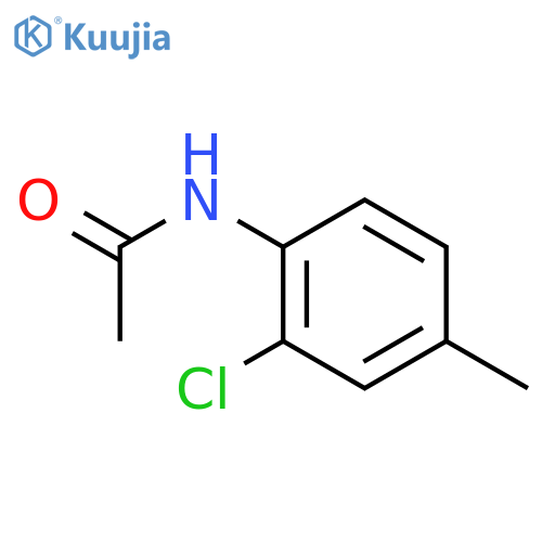N-(2-Chloro-4-methylphenyl)acetamide structure
