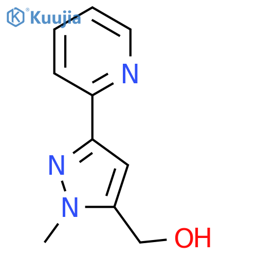 (1-methyl-3-(pyridin-2-yl)-1H-pyrazol-5-yl)methanol structure