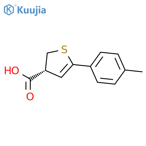 3-Thiophenecarboxylic acid, 2,3-dihydro-5-(4-methylphenyl)-, (R)- structure