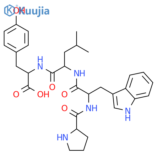 L-Tyrosine, L-prolyl-L-tryptophyl-L-leucyl- structure