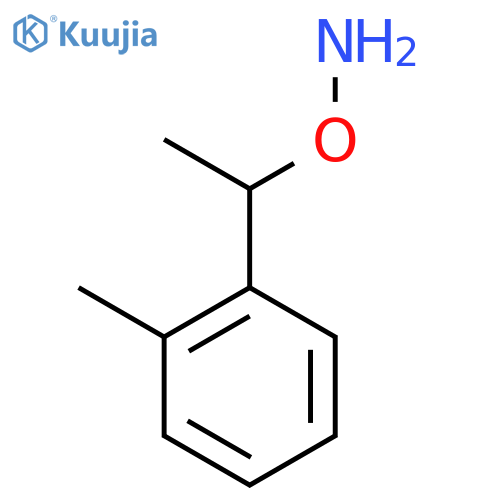 O-1-(2-methylphenyl)ethylhydroxylamine structure
