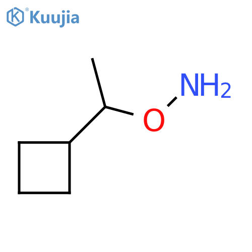 O-(1-cyclobutylethyl)hydroxylamine structure