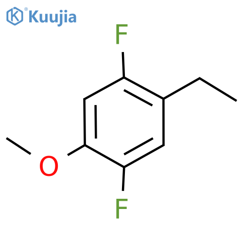 1-Ethyl-2,5-difluoro-4-methoxybenzene structure