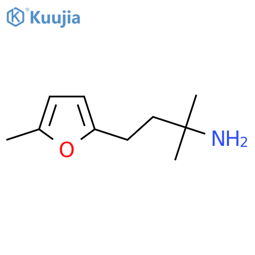 2-methyl-4-(5-methylfuran-2-yl)butan-2-amine structure