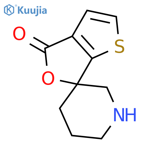 SPIRO[PIPERIDINE-3,6'(4'H)-THIENO[2,3-C]FURAN]-4'-ONE structure