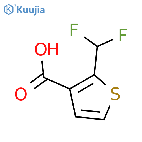 3-THIOPHENECARBOXYLIC ACID, 2-(DIFLUOROMETHYL)- structure