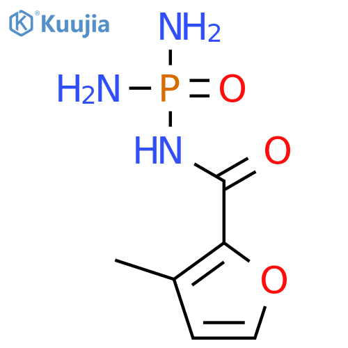 2-Furancarboxamide, N-(diaminophosphinyl)-3-methyl- structure