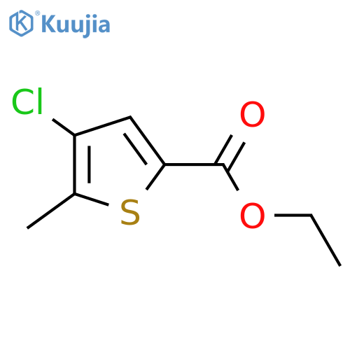 2-Thiophenecarboxylic acid, 4-chloro-5-methyl-, ethyl ester structure