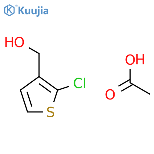 3-Thiophenemethanol, 2-chloro-, acetate structure