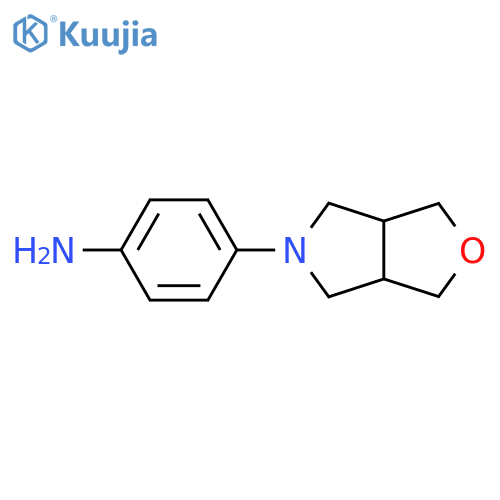 4-(Tetrahydro-1H-furo[3,4-c]pyrrol-5(3H)-yl)aniline structure