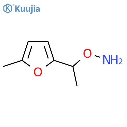 O-1-(5-methylfuran-2-yl)ethylhydroxylamine structure