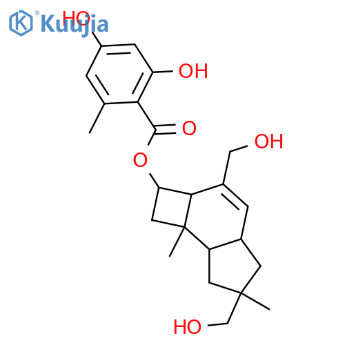 7-Protoilludene-5,12,14-triol; (5β,11S)-form, 5-(2,4-Dihydroxy-6-methylbenzoyl) structure