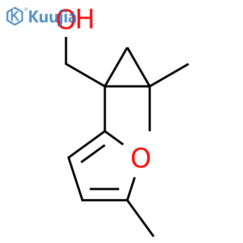 2,2-dimethyl-1-(5-methylfuran-2-yl)cyclopropylmethanol structure
