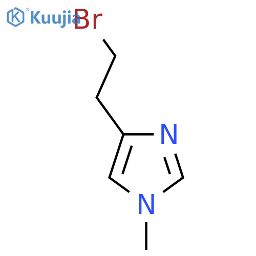 4-(2-bromoethyl)-1-methyl-1H-imidazole structure