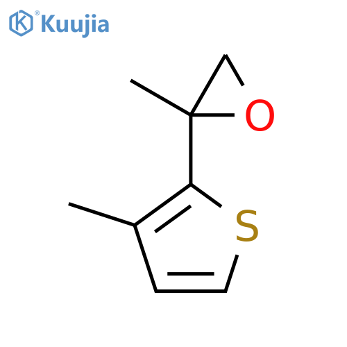 2-methyl-2-(3-methylthiophen-2-yl)oxirane structure