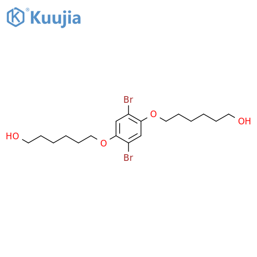 1-Hexanol, 6,6'-[(2,5-dibromo-1,4-phenylene)bis(oxy)]bis- structure