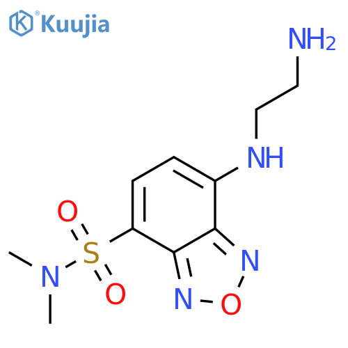 4-(2-Aminoethylamino)-7-(N,N-dimethylsulfamoyl)benzofurazan structure