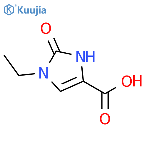 1-ethyl-2-oxo-2,3-dihydro-1H-imidazole-4-carboxylic acid structure