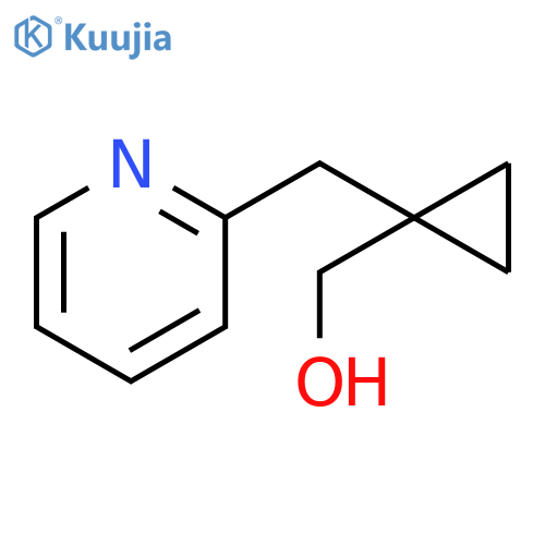 {1-(pyridin-2-yl)methylcyclopropyl}methanol structure