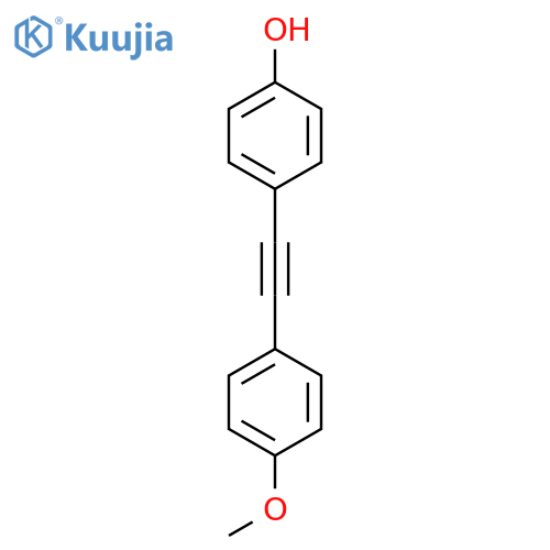 4-(2-(4-Methoxyphenyl)ethynyl)phenol structure