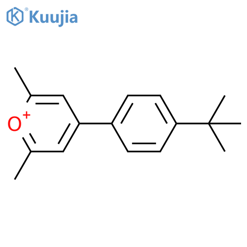 Pyrylium, 4-[4-(1,1-dimethylethyl)phenyl]-2,6-dimethyl- structure