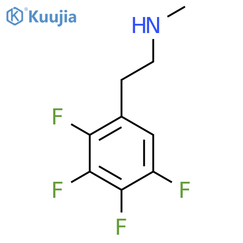 methyl2-(2,3,4,5-tetrafluorophenyl)ethylamine structure
