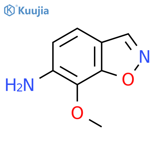 7-Methoxy-1,2-benzoxazol-6-amine structure