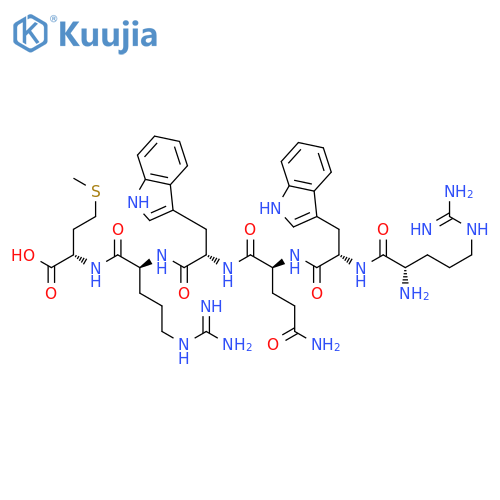L-Methionine, L-arginyl-L-tryptophyl-L-glutaminyl-L-tryptophyl-L-arginyl- structure