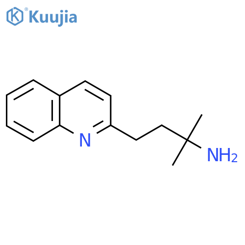 2-methyl-4-(quinolin-2-yl)butan-2-amine structure