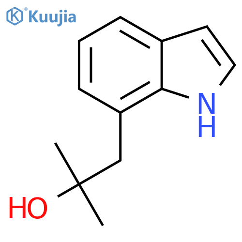 1-(1H-indol-7-yl)-2-methylpropan-2-ol structure