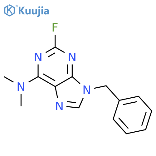 9H-Purin-6-amine,2-fluoro-N,N-dimethyl-9-(phenylmethyl)- structure