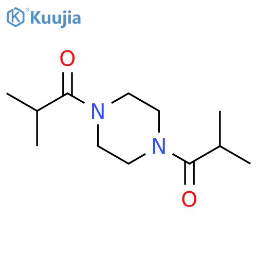 1,4-Diisobutyryl-piperazine structure