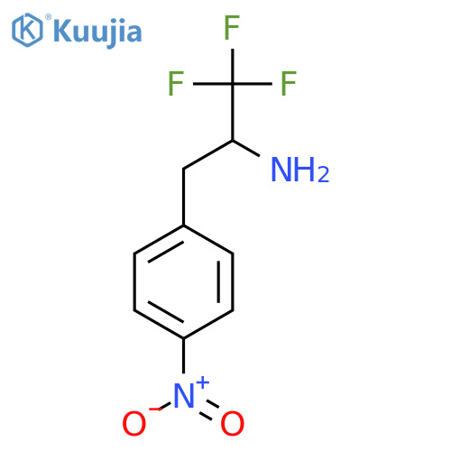 1,1,1-Trifluoro-3-(4-nitrophenyl)propan-2-amine structure