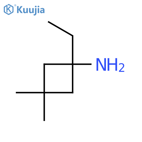 1-Ethyl-3,3-dimethylcyclobutan-1-amine structure