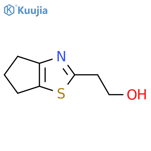 2-{4H,5H,6H-cyclopentad1,3thiazol-2-yl}ethan-1-ol structure