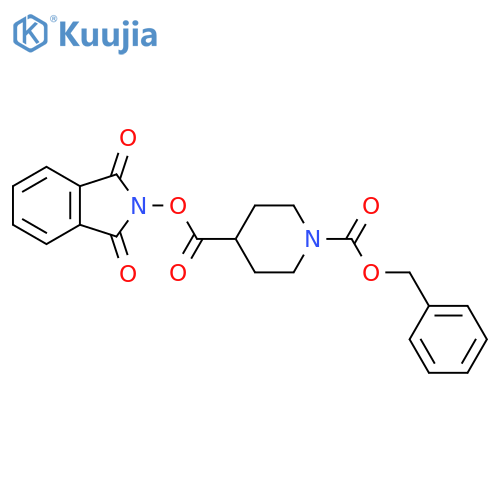 1-Benzyl 4-(1,3-dioxoisoindolin-2-yl) piperidine-1,4-dicarboxylate structure