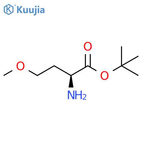 tert-butyl 2-amino-4-methoxybutanoate structure