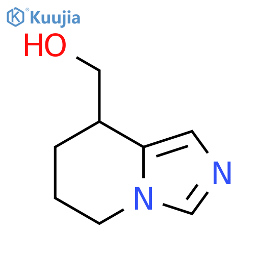 {5H,6H,7H,8H-imidazo1,5-apyridin-8-yl}methanol structure