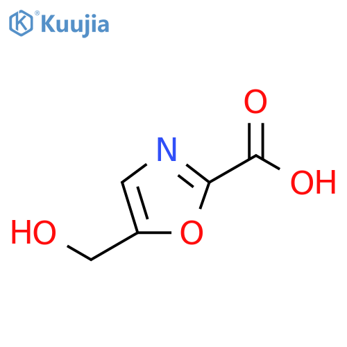 5-Hydroxymethyl-oxazole-2-carboxylic acid structure