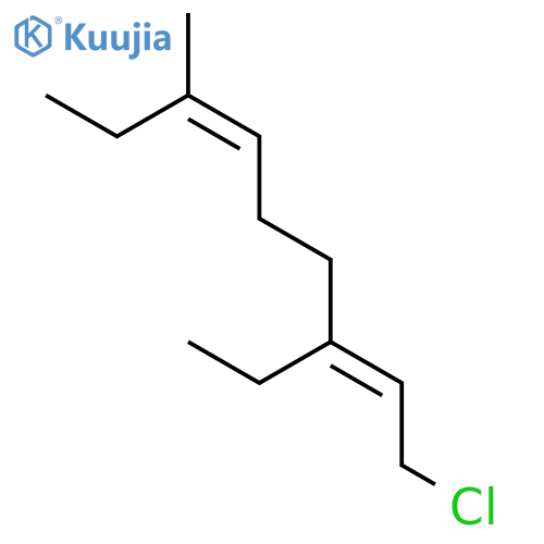 2,6-Nonadiene, 1-chloro-3-ethyl-7-methyl-, (E,Z)- structure